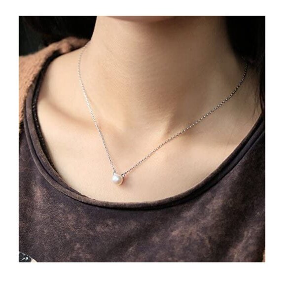 S.LEAF Sterling Silver Cat Freshwater Cultured Pearl Jewelry Set - Picture 4 of 5